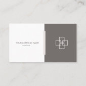 Minimalistisch professioneel Visitekaartje (Achterkant)