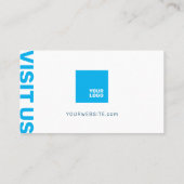 Minimalistisch professioneel visitekaartje (Achterkant)