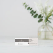 Minimalistisch professioneel Visitekaartje (Staand voorkant)