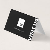 Minimalistisch professioneel visitekaartjes (Achterkant)