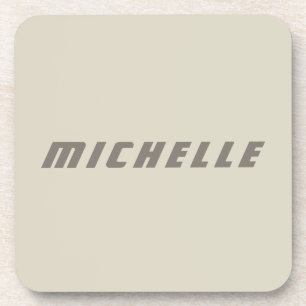 Minimalistisch professionele moderne natuurkunde bier onderzetter