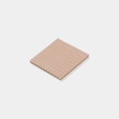 Minimalistisch raster Post-it® notes in aardetinte (Schuin)