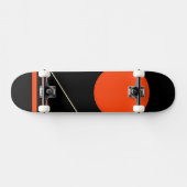Minimalistisch retro grafisch ontwerp skateboard (Horizontaal)