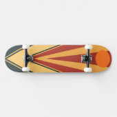 Minimalistisch retro grafisch ontwerp skateboard (Horizontaal)