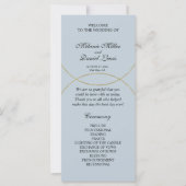 Minimalistisch Rings Trouwprogramma (Voorkant)