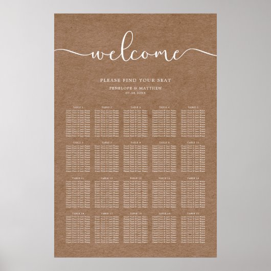 Minimalistisch ritueel zetschema poster (Voorkant)