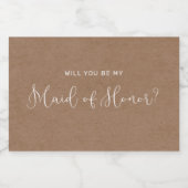 Minimalistisch Robuust van het Edelkaarsenetiket Voedselcontainer Etiket (Enkel label)