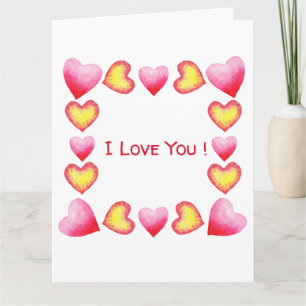 Minimalistisch Romantisch Ik Hou Van Jou Valenti Kaart