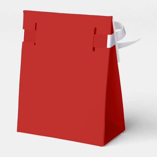 Minimalistisch rood en wit Vrijgezellenfeest Bedankdoosjes (Achterkant)