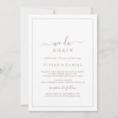 Minimalistisch Roos Gold dat we weer teruggeven Kaart (Voorkant)