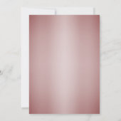 Minimalistisch Roos Gold Glitter-stuurprogramma's  Kaart (Achterkant)