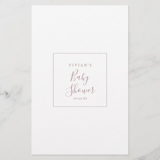 Minimalistisch Roos Gold raadt het juiste prijsspe (Achterkant)