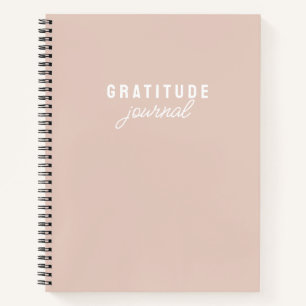 Minimalistisch Roze Dankbaarheidsjournaal Notitieboek