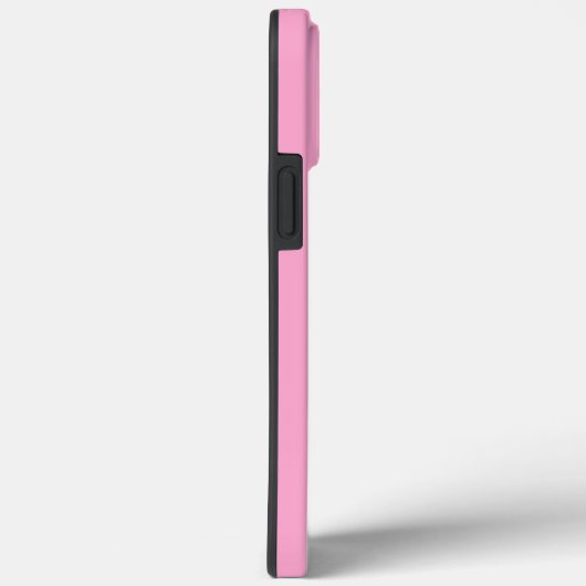 Minimalistisch roze monogram Case-Mate iPhone case (Achterkant / Rechts)