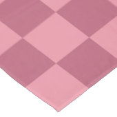 Minimalistisch roze schaakbordpatroon tafelkleed (Gekanteld)