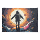  minimalistisch ruimteavontuur kussensloop (Achterkant)