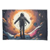  minimalistisch ruimteavontuur kussensloop (Voorkant)