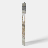 Minimalistisch Scandinavisch wit bruin grijs marme Case-Mate iPhone Case (Achterkant / Rechts)