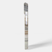 Minimalistisch Scandinavisch wit bruin grijs marme Case-Mate iPhone Case (Achterkant / Links)