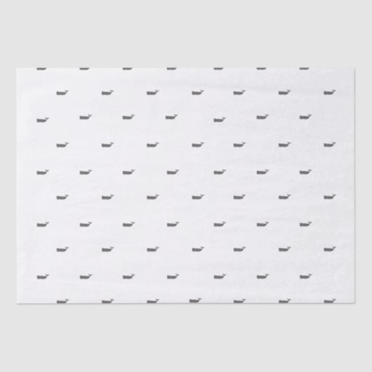 Minimalistisch schaalpatroon tissuepapier (Voorkant)