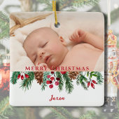 Minimalistisch Schattige oma en opa Ornament