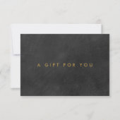 Minimalistisch schoolbord cadeaubon (Voorkant)