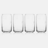 Minimalistisch schrift | blikvorm glas (Rechts)