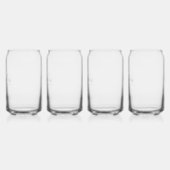 Minimalistisch schrift | blikvorm glas (Links)