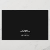 Minimalistisch script bruiloft weekend 3 dag progr (Achterkant)