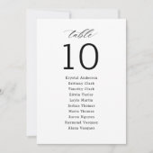 Minimalistisch Script Bruiloft Zitkaarten Kaart (Voorkant)