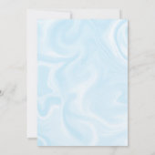 Minimalistisch script Casual bruiloft uitnodiging (Achterkant)