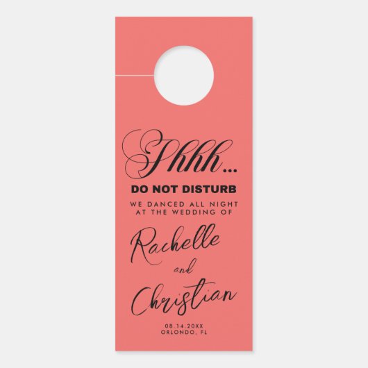 Minimalistisch script kalligrafie bruiloft gast (Voorkant)