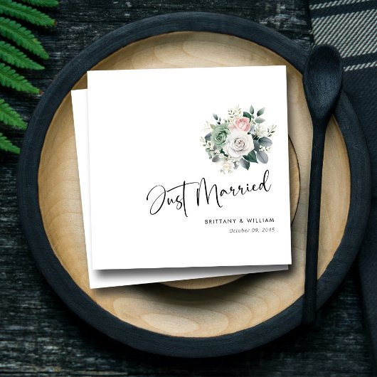 Minimalistisch script met Elegant Eucalyptus Bruil Servet