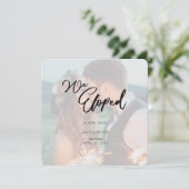 Minimalistisch script We hebben aankondiging van b (Staand voorkant)