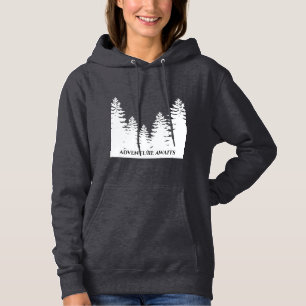 Minimalistisch silhouet van de witte en zwarte den hoodie