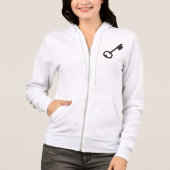 Minimalistisch  sleutelsilhouet hoodie (Voorkant)