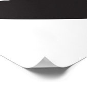 Minimalistisch  sleutelsilhouet poster (Hoek)