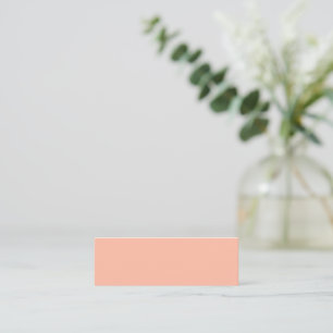 Minimalistisch Soft Peach Mini Visitekaartje