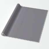 Minimalistisch solid van Elegant Solid Fossil Gray Cadeaupapier (Uitgerold)
