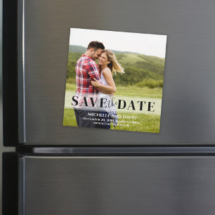 Minimalistisch sparen de Datum Vellum Foto   Magne