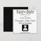 Minimalistisch sparen de Sjabloon van de Reunion v (Voorkant / Achterkant)