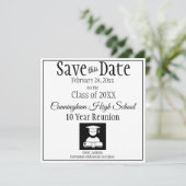 Minimalistisch sparen de Sjabloon van de Reunion v (Staand voorkant)