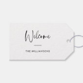 Minimalistisch speciaal voor Typografie Cadeaulabel (Voorkant (Horizontaal))