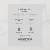 Minimalistisch stijlvol. Typografische monogram We (Achterkant)