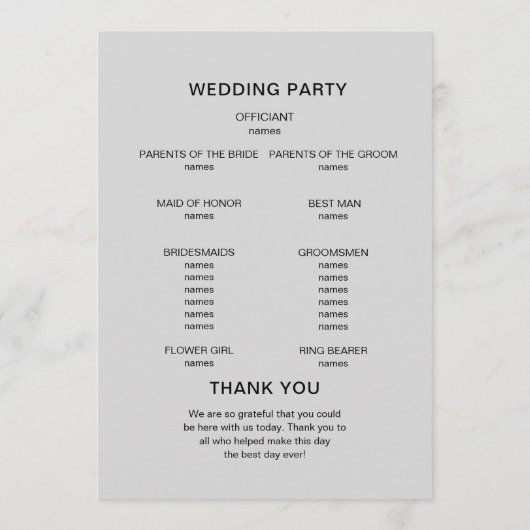 Minimalistisch stijlvol. Typografische monogram We Programma (Achterkant)