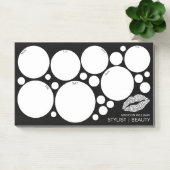 minimalistisch | Stijlvolle witte lips Moderne Age Post-it® Notes (Kantoor)