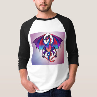 Minimalistisch Symmetrisch Dragon Logo T-shirt – M