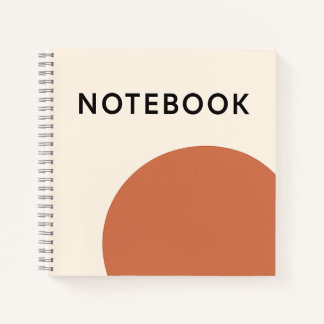 minimalistisch terracotta Notitieboek