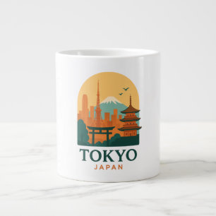 Minimalistisch Tokio Japan Reizen Modern Extra Grote Beker