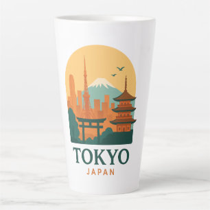 Minimalistisch Tokio Japan Reizen   Modern  Latte Mok